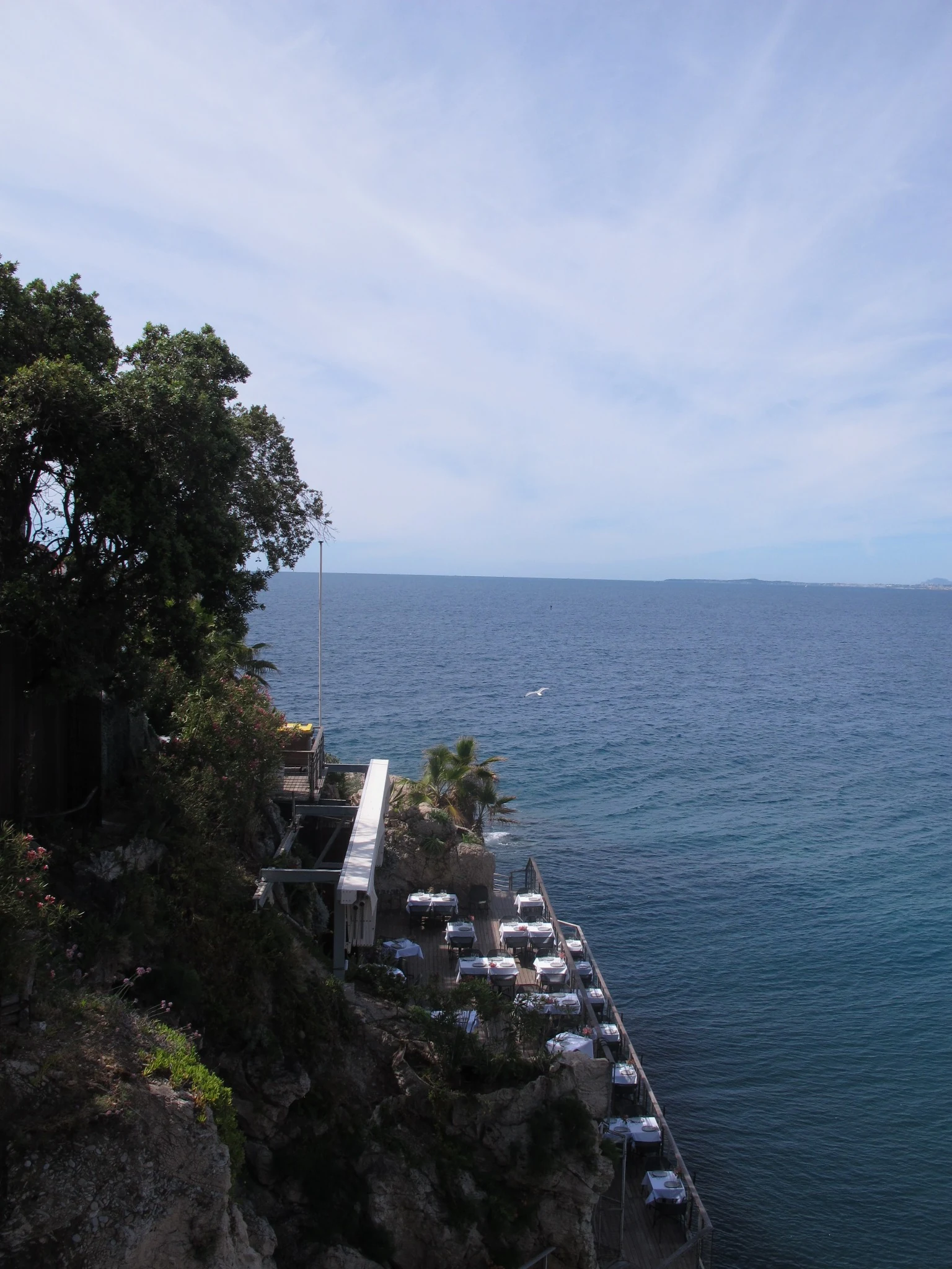 Mediterranean sea view from the Côte d’Azur